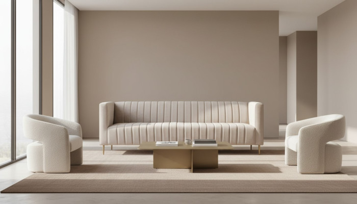 Italian furniture living room sofa design couches brown style fabric velvet textile