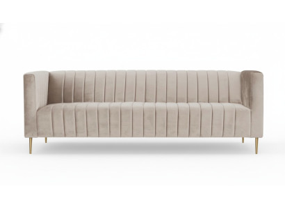 Italian furniture living room sofa design couches brown style fabric velvet textile