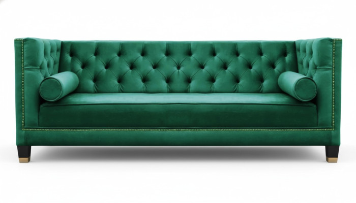Green Chesterfield Living Room Sofa New Creative Furniture Fabric Design Couches New