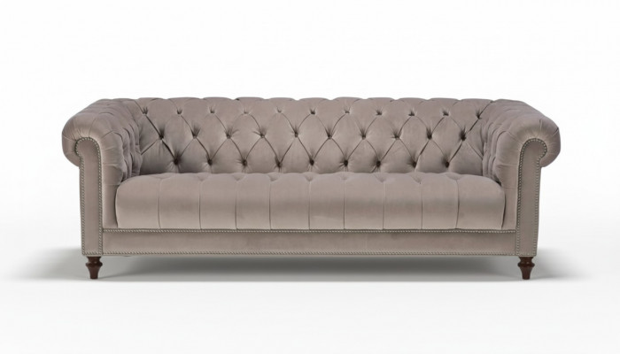 Brown three-seater fabric living room design couches upholstered sofa sofas xxl big new