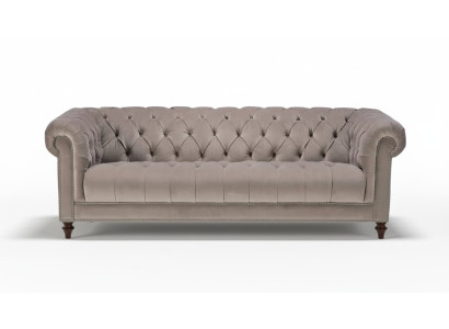Brown three-seater fabric living room design couches upholstered sofa sofas xxl big new