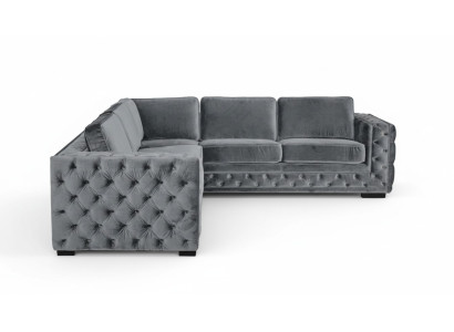 Corner sofa grey corners velvet furniture design living landscape couch corner suite upholstery