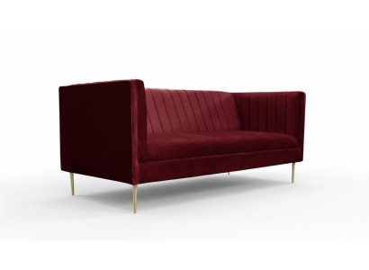 Bordeaux red luxury couch upholstery sofa burgundy two-seater sofas couches living room