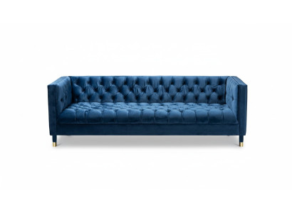 Blue Chesterfield Textile Modern Design Fabric Creative Furniture New Living Room Sofa