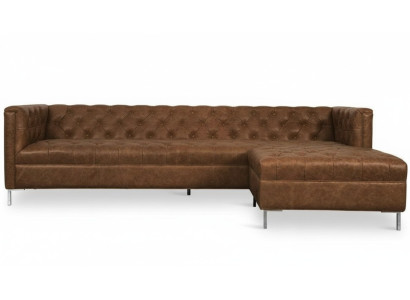 Brown corner sofa Western style corner set corner sofa set upholstery