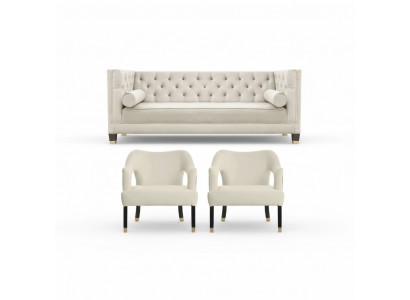 Beige Chesterfield Couch Velvet Sofa Sofa Set Couches Sofas Upholstery 311 Seater