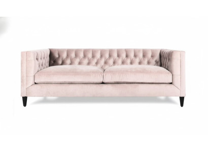 Pink three-seater sofa modern fabric living room design couches new luxury furniture new