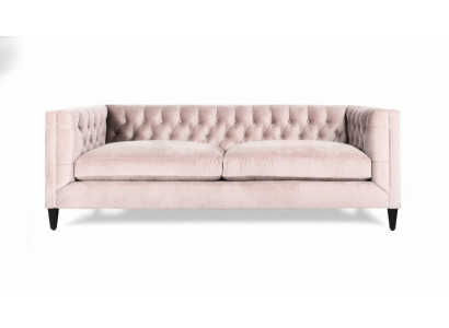 Pink three-seater sofa modern fabric living room design couches new luxury furniture new