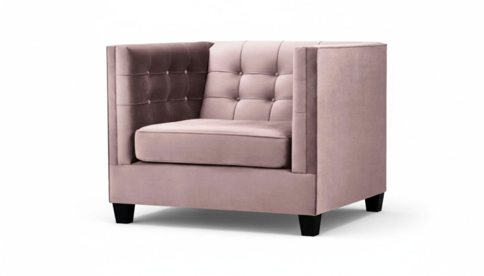 Chesterfield Armchair Textile Fabric Creative Furniture New Modern Living Room Purple