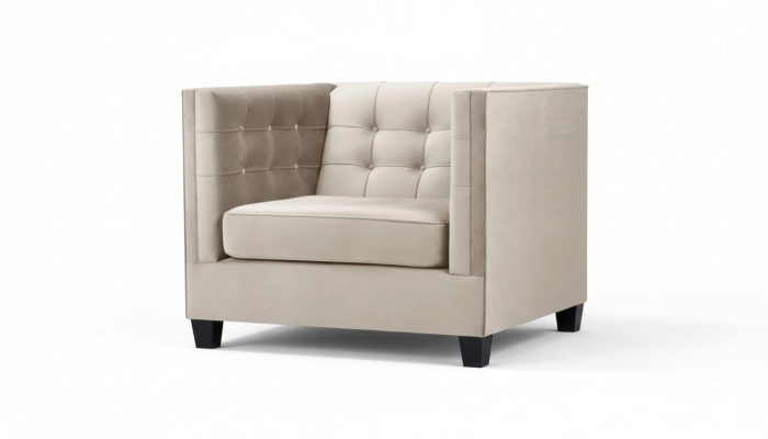Armchair Textile Fabric Loft Gray Creative Furniture New Modern Living Room