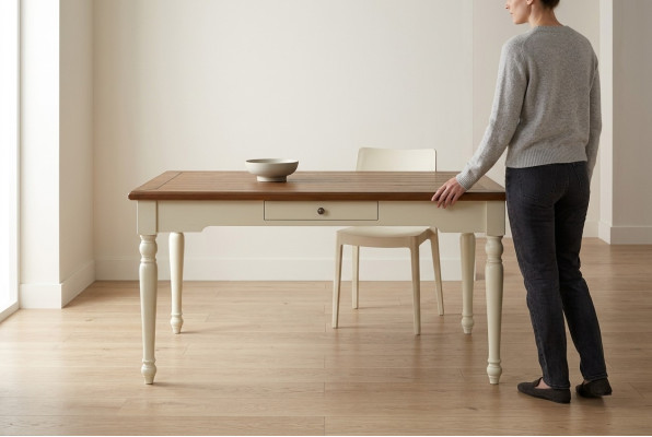 Table Dining Table Wooden Table XXL Conference Table Dining Room Tables Wood Country Style