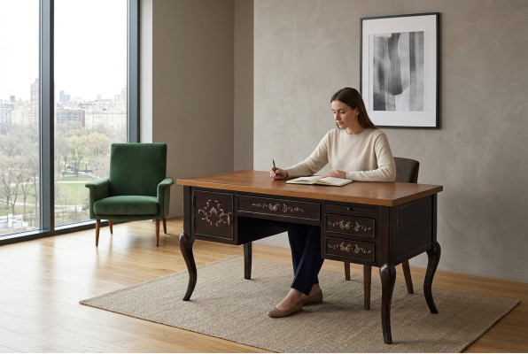 Secretary colonial style desk office desks tables classic table