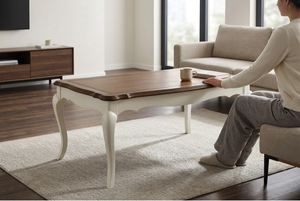 Classic dining table, real wood dining room furniture, farmhouse style tables, new.