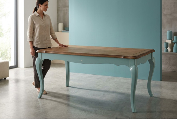 Royal dining table classic table tables wooden table American dining room
