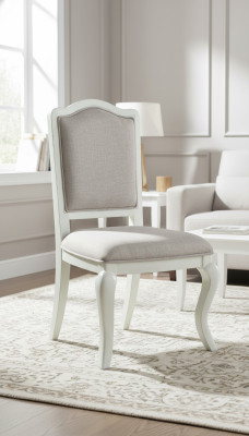 Luxury Design Upholstered Solid Wood Chair Office Dining Room Chairs Seat Back