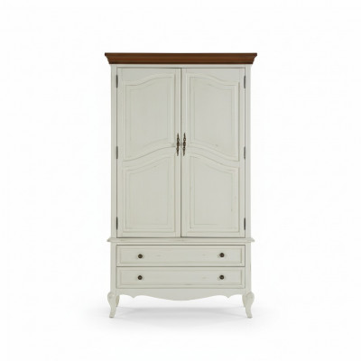 Country style wardrobe design furniture cabinets bedroom white wardrobe new