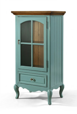 Classic display cabinet living room display cabinets display cabinets American green furniture