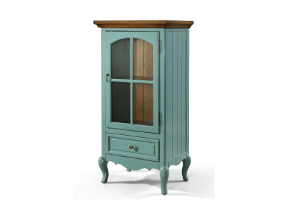 Classic display cabinet living room display cabinets display cabinets American green furniture