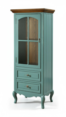 Display cabinet glass cupboard sideboard tall cabinets real wood furniture sideboards