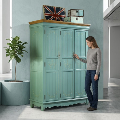 Wardrobe Design Wardrobes Solid Wood Country House Furniture Cabinets New
