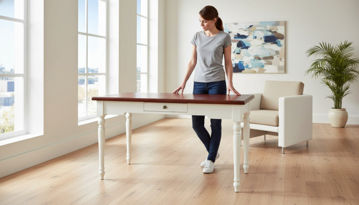 Style dining table table real wood classic designer tables American furniture