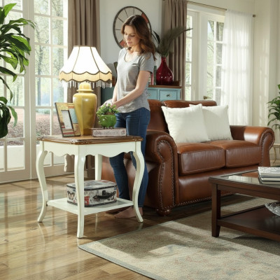 Noble Designer American Coffee Table Side Table Wood Sofa Living Room Table