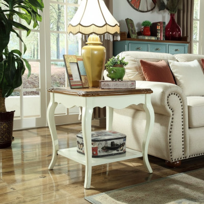 Noble Designer American Coffee Table Side Table Wood Sofa Living Room Table