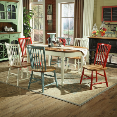 Display dining table 6x dining room set chair ensemble table group 8-piece set sideboard