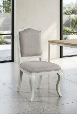 Country House Upholstered Dining Chair Real Wood Office Chair Designer Chair New Chairs