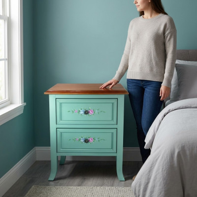 Nightstand Night Cabinet Dresser Console Side Table Luxury Drawer Console Design