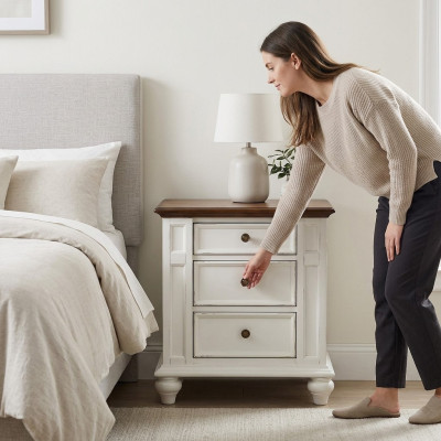 Nightstand consoles bedside tables side bedroom table night consoles new