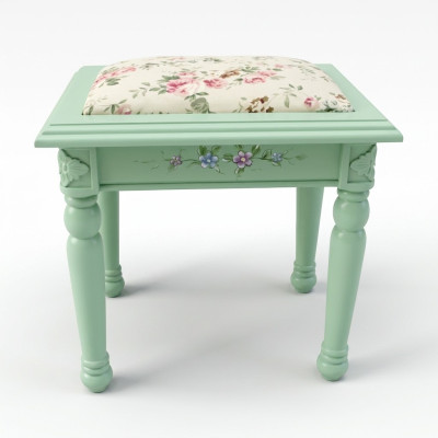 Ottoman pouf footstool ottoman upholstered stool side table textile solid wood