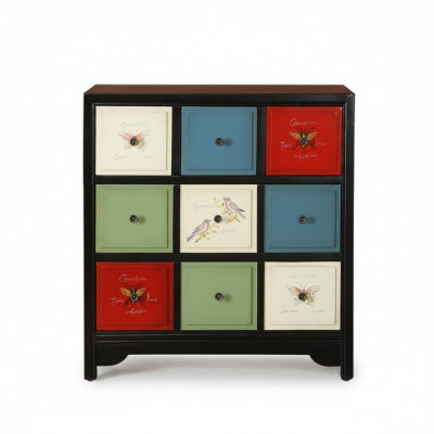 Country house chest of drawers cabinet large solid wood dressers