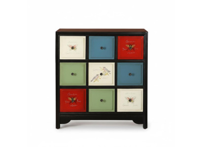 Country house chest of drawers cabinet large solid wood dressers
