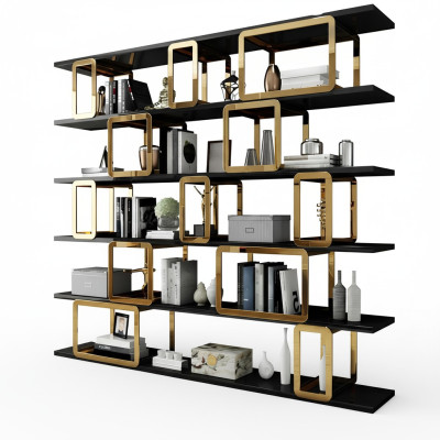 Designer cabinet partition wall shelves living room cabinets system office furniture