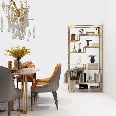 Metal shelf partition design luxury shelves cabinet partitions living room metal