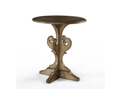 Couch Table Wood Sofa Round Side Design Tables Country House Living Room