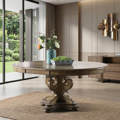 Designer dining table luxury dining room tables upholstered wood table round furniture