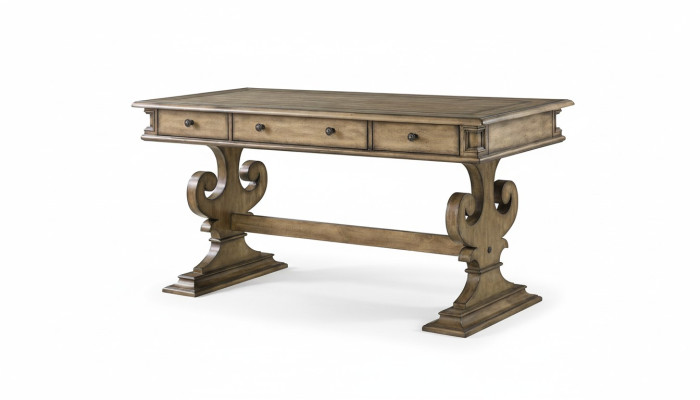 Table desk table work desk executive office furniture CEO brown new