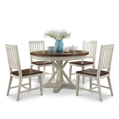 Classic design round table wooden tables 122x77cm dining room round