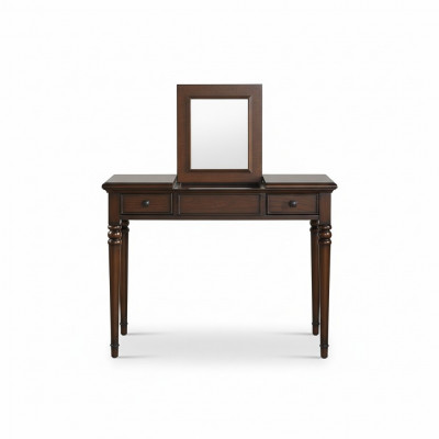 Solid wood table classic console mirror dresser vanity bedroom new