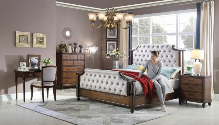 Design Bedroom 6 Piece Bedroom Complete Set Bed Nightstand Dresser New