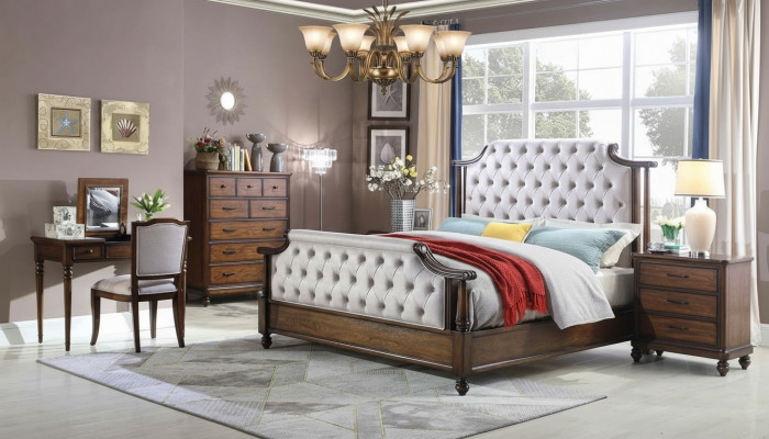 Design Bedroom 6 Piece Bedroom Complete Set Bed Nightstand Dresser New