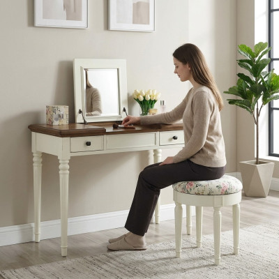 Dressing table mirror luxury console dresser bedroom console table wood new
