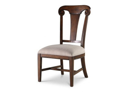Luxury Design Upholstered Chair Chairs Seat Dining Room Wood Textile Armchair Solid Wood New