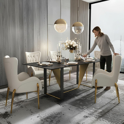 Dining Room Chesterfield 1x Chair Set Upholstery Living Room Seat