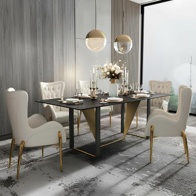 Dining Room Chesterfield 1x Chair Set Upholstery Living Room Seat