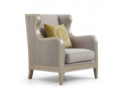 Textile Armchair 1-Seater Sofa Upholstered Sofas Design Luxury Classic Modern Recliner