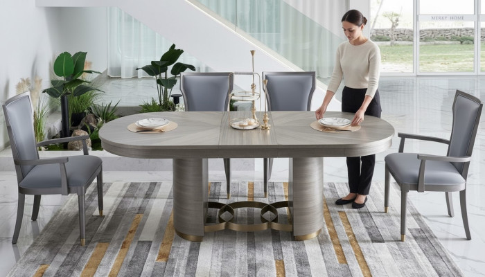 Design dining table wood stone table modern dining tables furniture 221x95 tables