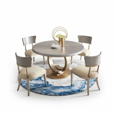 Dining chair room set seat modern suite 4x chairs upholstery backrest design